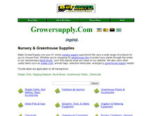 Tablet Screenshot of growersupply.com